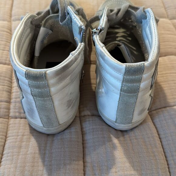 Golden Goose White Ice Suede Star - Picture 3 of 5